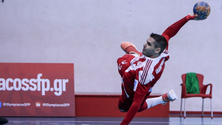 Χάντμπολ: Έπιασε κορυφή ο Ολυμπιακός, 34-19 τον Φοίβο Συκεών